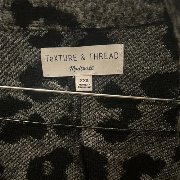 Madewell Leopard Print Cardigan Texture and Thread - Picture 2 of 10